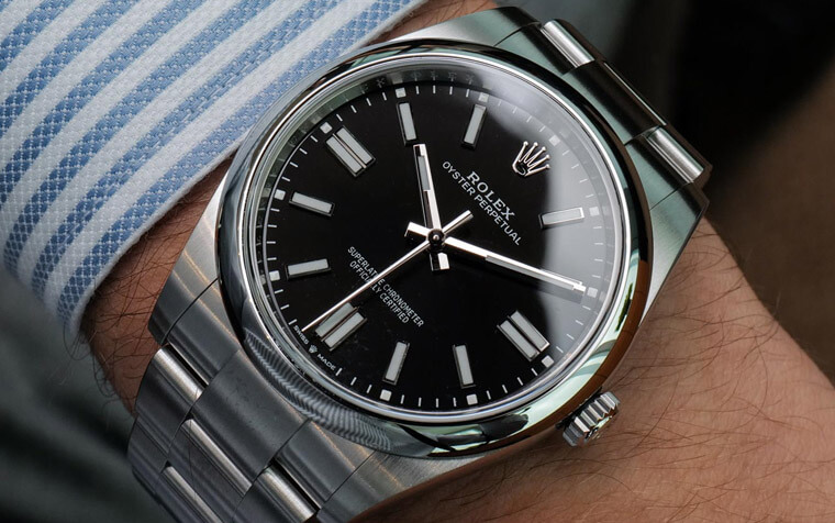 入門勞力士運動錶推薦 41mm黑面Oyster Perpetual