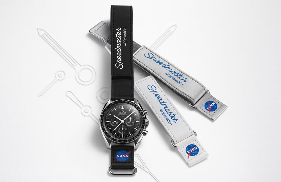 跟超霸登月錶超搭的NASA魔鬼氈錶帶
