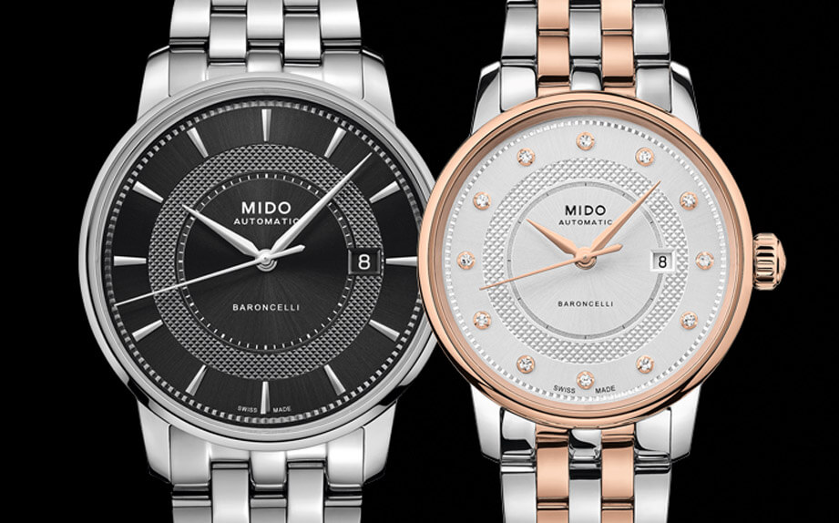 MIDO美度表貝倫賽麗全新對錶首度配置Nivachron游絲