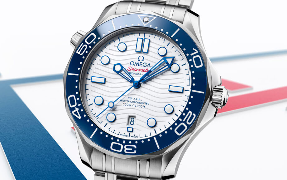 歐米茄為迎接東京奧運再推出新款海馬潛水300米紀念錶