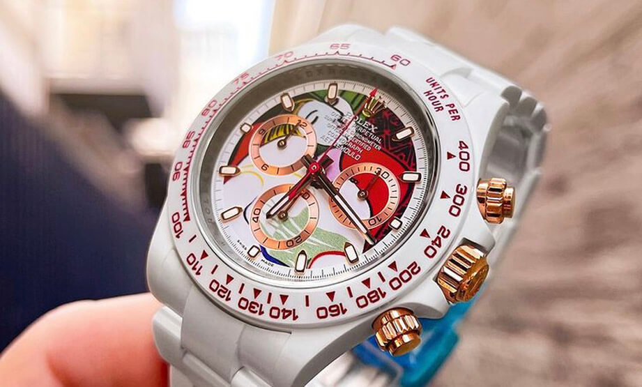 首见白陶瓷劳力士Daytona融入毕卡索名画  艺术价值无极限