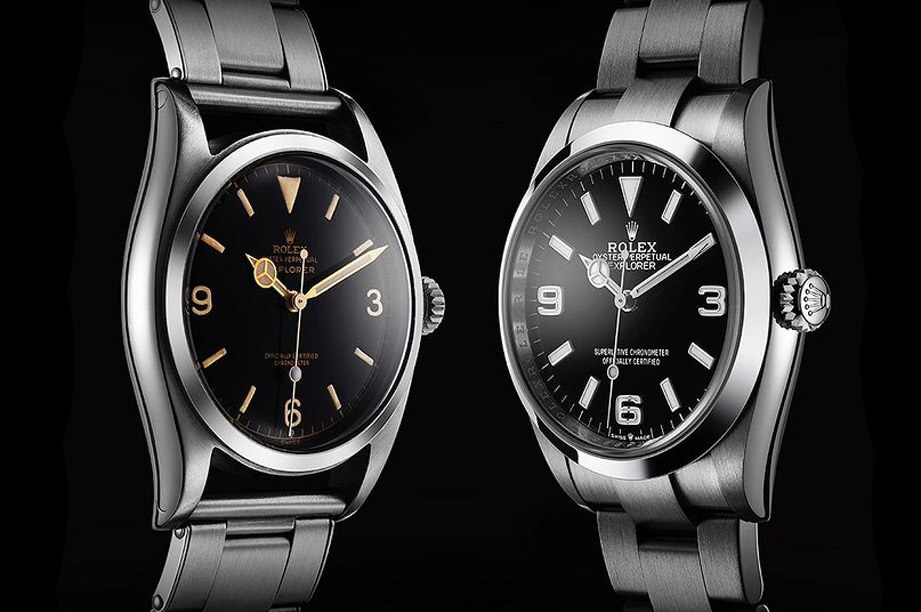 勞力士初代Explorer和2021新探險家比較變化