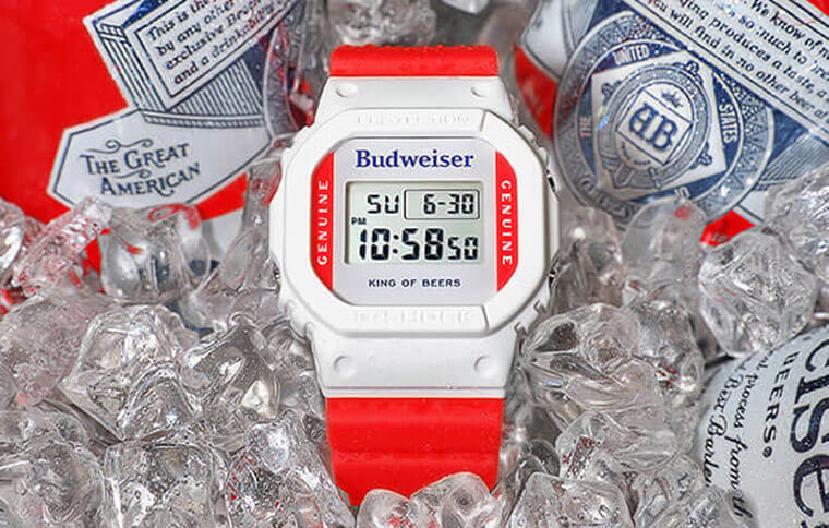 G-SHOCK百威啤酒限量錶  有一個原因成年人才能買