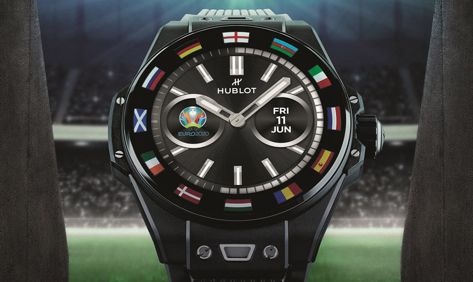 2020欧洲国家杯足球赛战火再临 宇舶推出Big Bang e智能表联名限量表共襄盛举