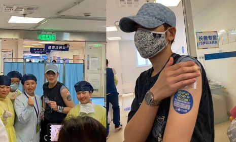 平時不愛秀  蕭敬騰打疫苗無意間露出神錶
