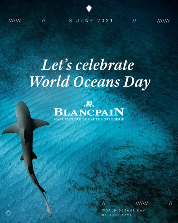 寶珀BLANCPAIN邀您一起慶祝世界海洋日！