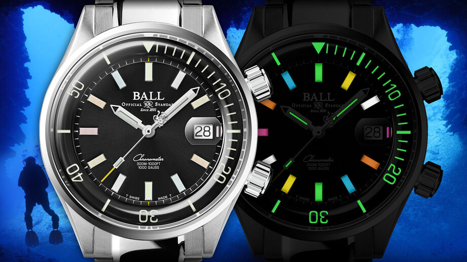 BALL WATCH Diver Chronometer潜水表以更纤薄设计提升佩戴舒适度