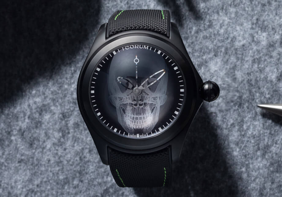 CORUM昆仑表泡泡系列以萤光效果再度诠释骷髏头主题