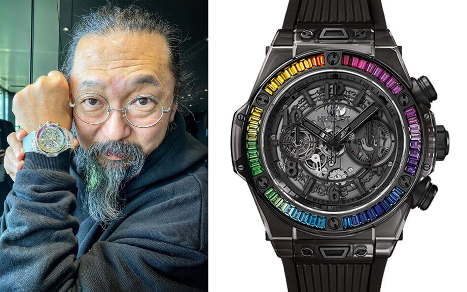 [熱錶盤點] HUBLOT宇舶彩虹圈  七彩寶石讓村上隆彷彿看到自己作品激推