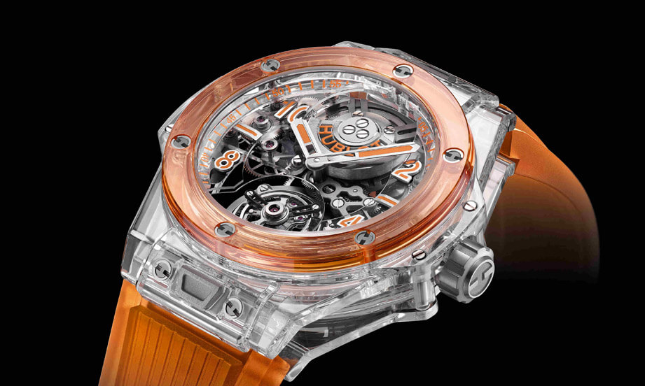 宇舶為2021年Only Watch拍賣打造雙色透明陀飛輪