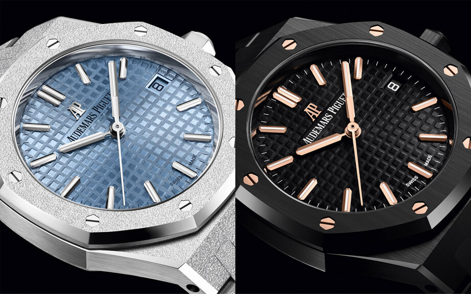 AP皇家橡樹自動錶34mm連發白金霜金和黑陶瓷錶殼新款