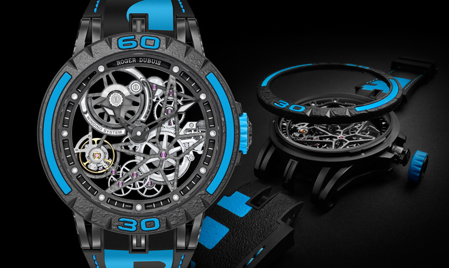 罗杰杜彼Excalibur倍耐力联名表结合崭新快拆系统 表带、表圈和表冠可一次更换