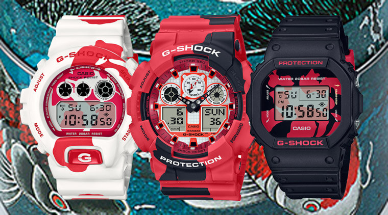 G-SHOCK以锦鲤为主题创作三款新表