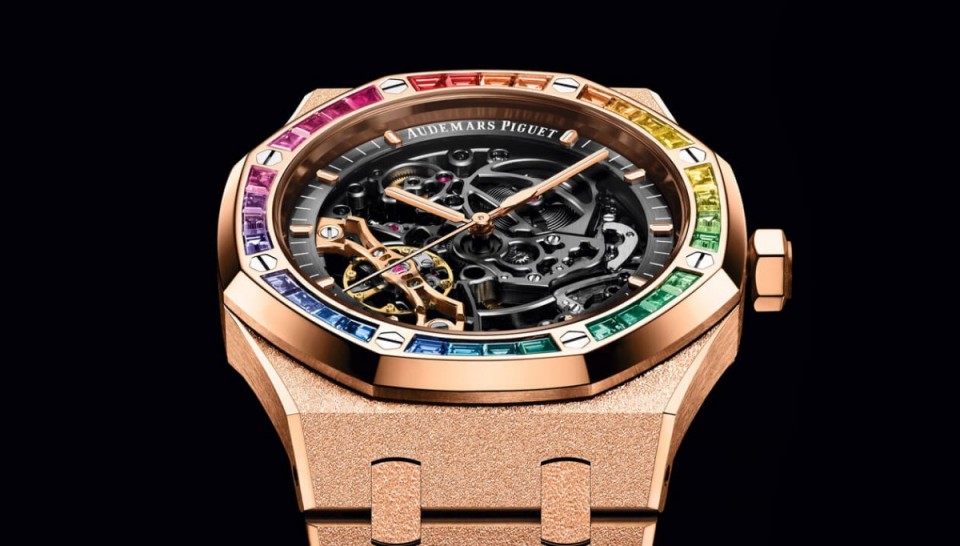 爱彼最吸睛皇家橡树腕表 不只彩虹圈还有更多工艺亮点