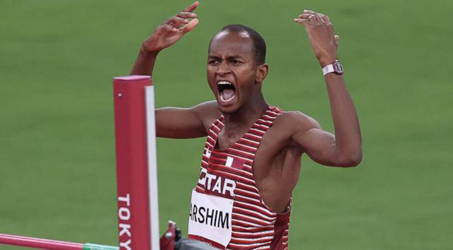 卡達跳高王子戴東奧最貴錶  贏得百年首見並列金牌