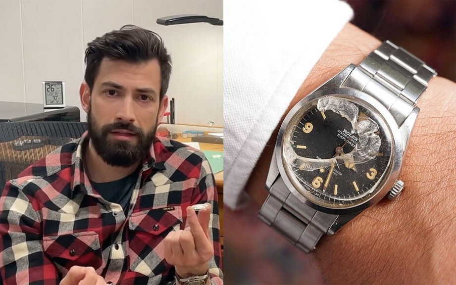 諮商心理學家從錶迷變成修錶專家，修古董勞力士找他就對了