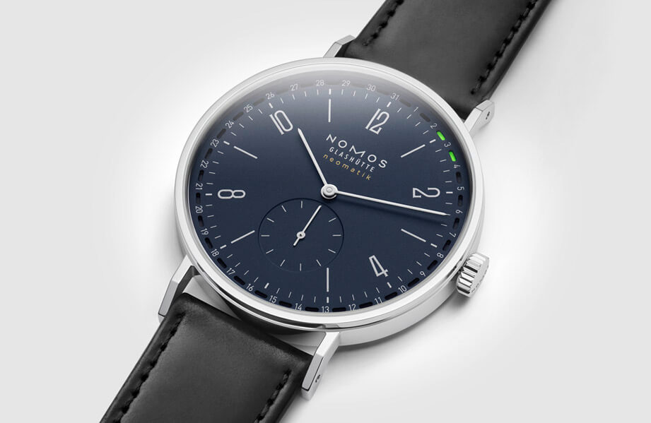 德国包浩斯风格代表 GPHG、iF获奖推荐NOMOS Tangente日期表