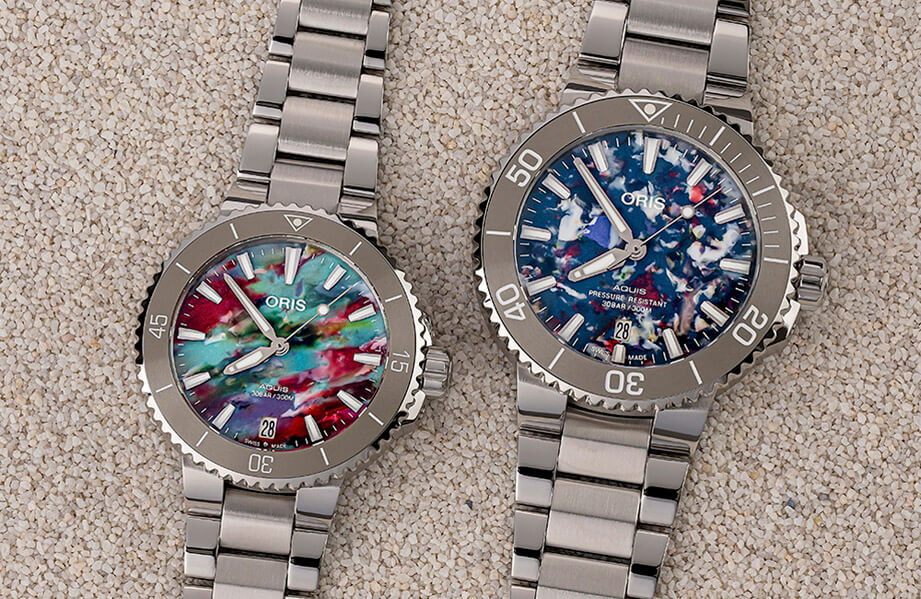 好像在面盤上作畫！ ORIS新款Aquis潛水錶設計和環保有關