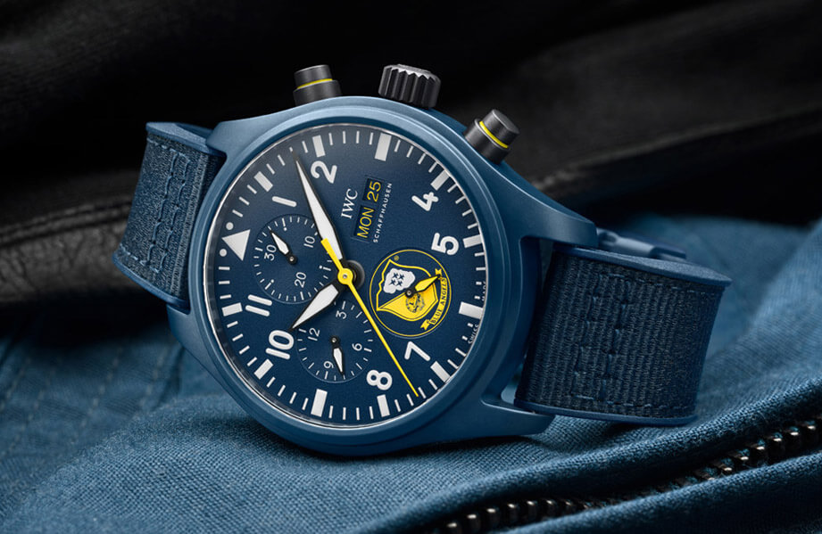 IWC以美国海军中队为主题催生飞行员计时联名表