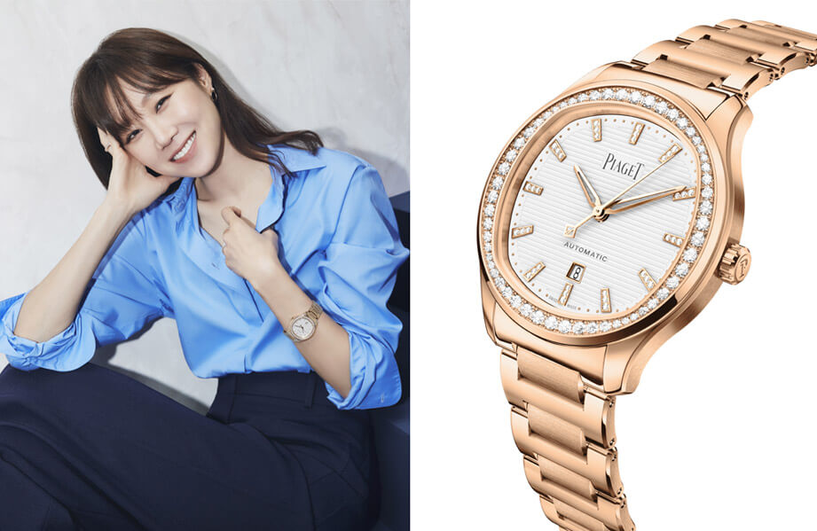 伯爵品牌大使孔晓镇佩戴新款Piaget Polo诠释优雅自信