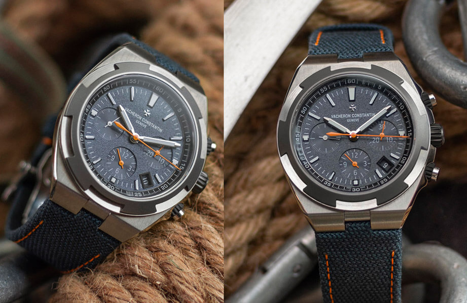 江诗丹顿Overseas圣母峰钛金属限量版同步发行计时、两地时间款式