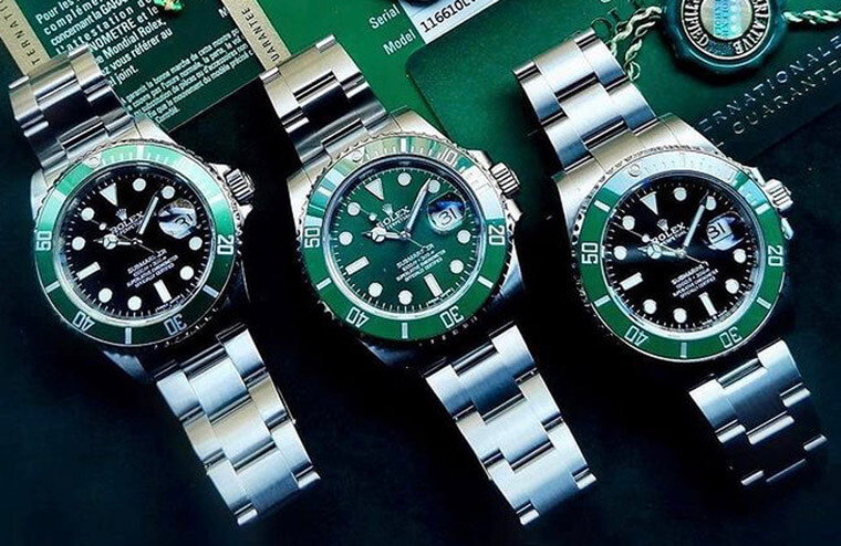劳力士绿水鬼科米蛙、浩克、星巴克三代同堂，你想选哪支？