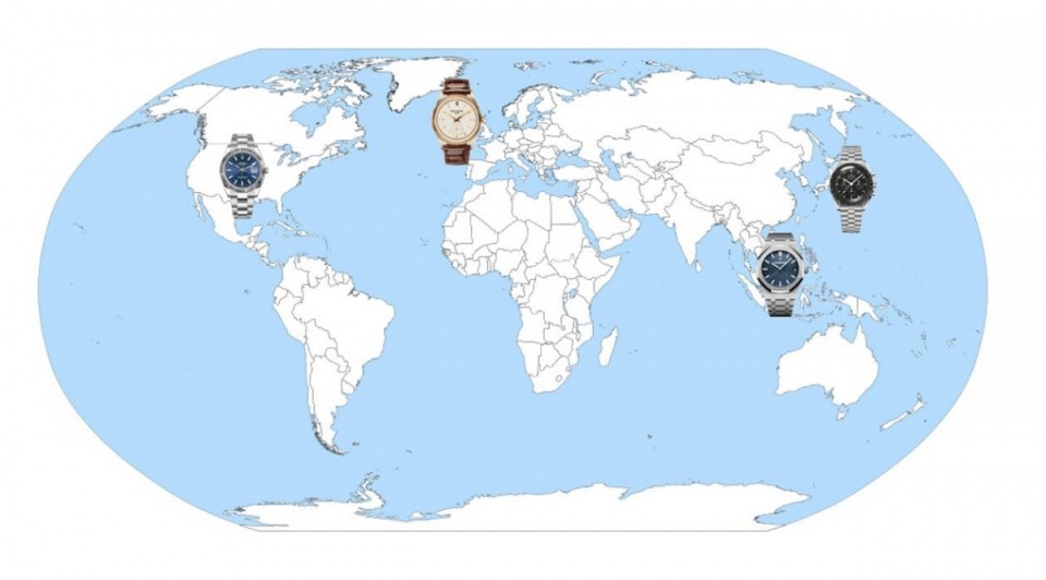 大数据调查全球十大手表市场最受欢迎手表品牌