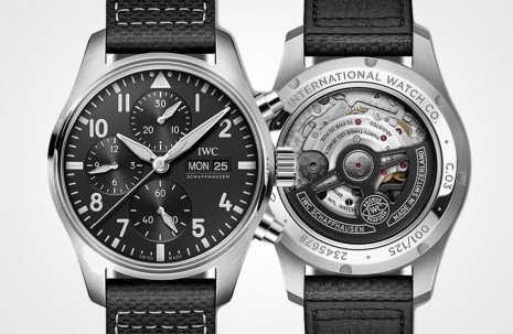 IWC推出限定管道獨賣的41mm飛行員計時碼錶