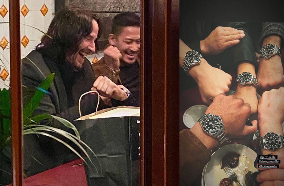 好萊塢基努李維客製5支黑水鬼給自己和《捍衛任務4》劇組人員