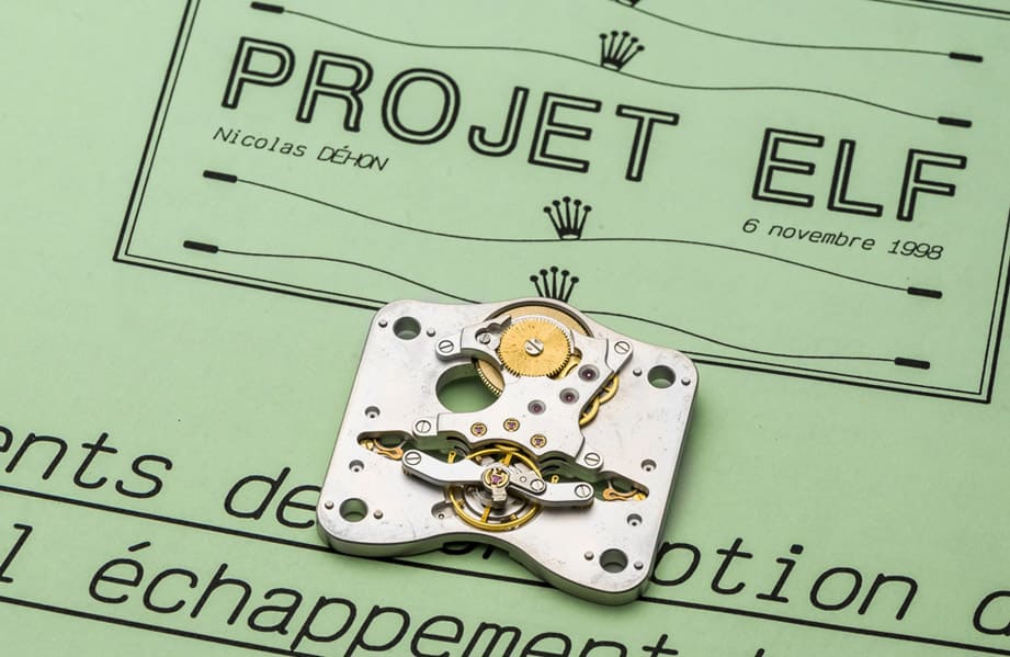 一枚長相奇特，連重度錶迷都不曾見過的勞力士概念機芯