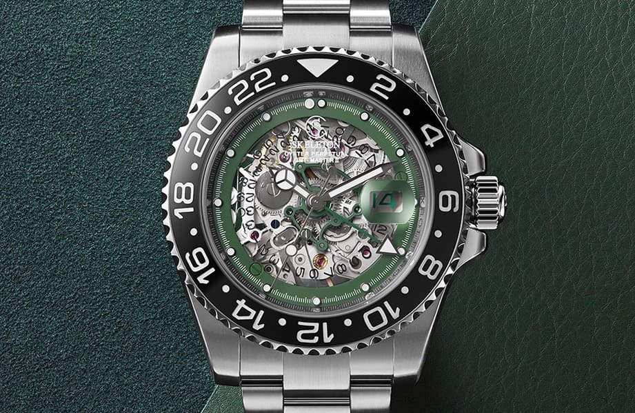 全镂空绿圈劳力士GMT-Master II是一位足球明星给自己的礼物