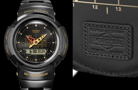 G-SHOCK與PORTER吉田包攜手再創新款AW-500G系列聯名錶