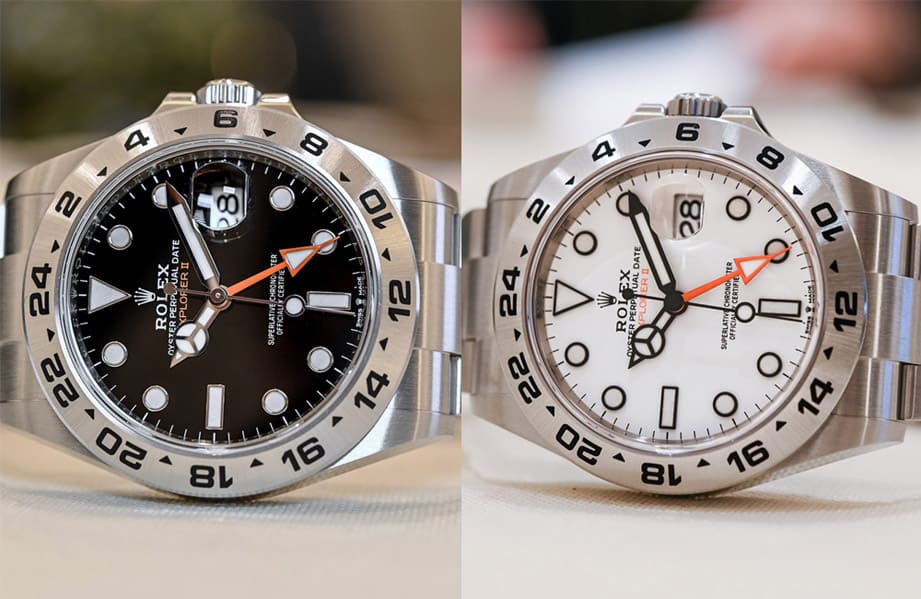 劳力士Explorer II探二价格回跌 目前白面行情优于黑面