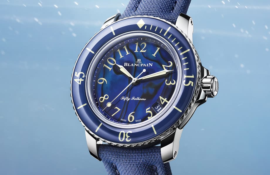 五十噚搭珍珠母貝面盤超特別 寶珀還重新調整新作面盤細節