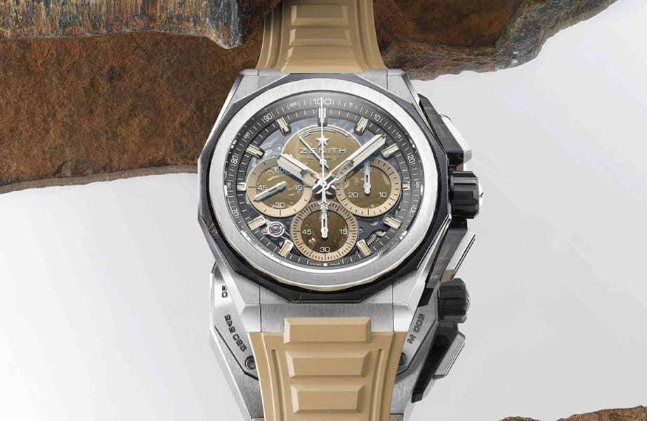 真力时DEFY Extreme计时码表融入鹰眼石表壳零件 诠释沙漠旷野美景