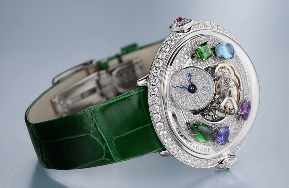 寶格麗聯手MB&F共創聯名飛行陀飛輪珠寶錶