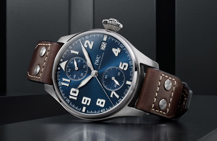 IWC第一款具備計時功能的大飛，而且還是單按把