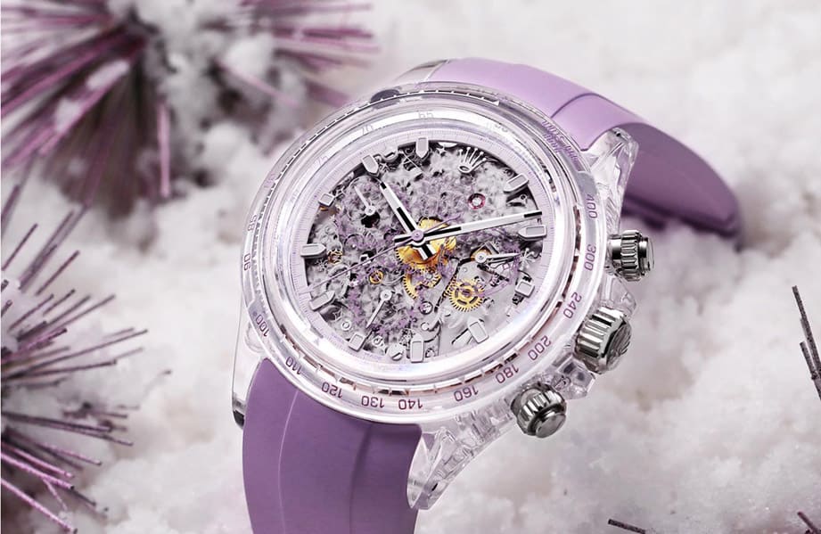 第一支聖誕風格Daytona   浪漫紫色還寫上”Merry Christmas”