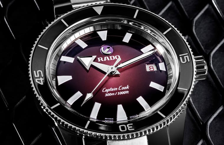 雷达表库克船长300米潜水表以红黑渐层新色示人 2022年1月将限单一店点首卖