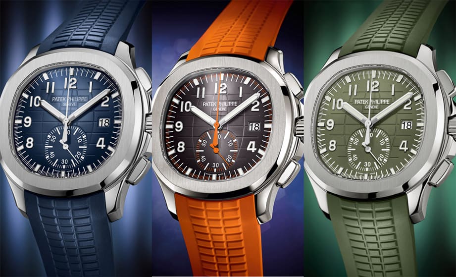 PP Aquanaut计时码表5968溢价率几乎都破200%  目前价格最高的是这款