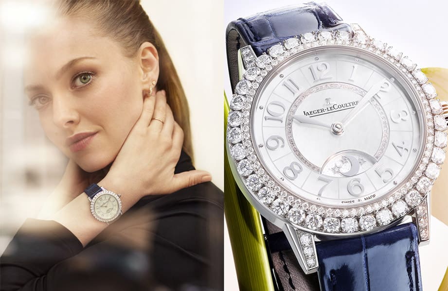 好萊塢女神亞曼達塞佛瑞佩戴積家約會系列詮釋浪漫華麗女錶風采