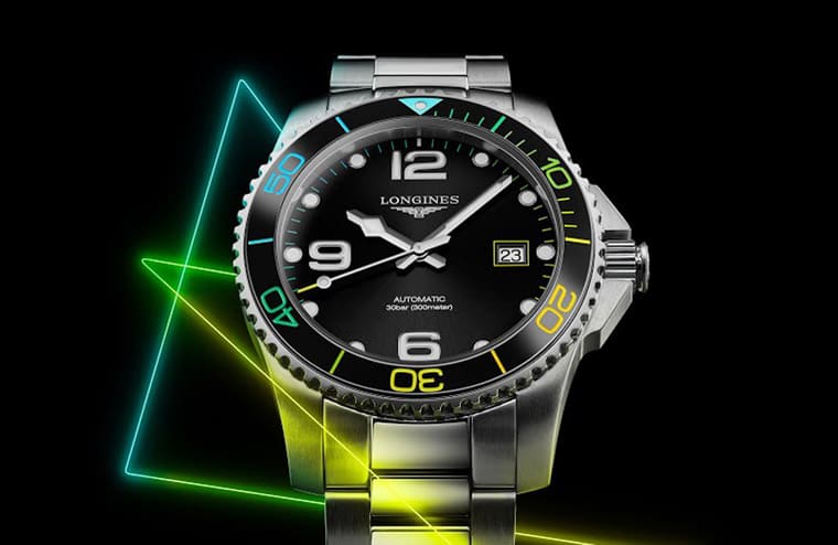 有獨特設計的浪琴表霓虹色限量浪鬼 台灣開賣時間揭曉