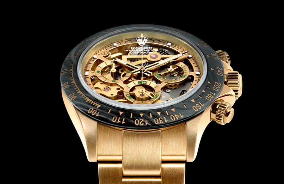 “比绿金迪更稀有”的K金镂空Daytona横空出世
