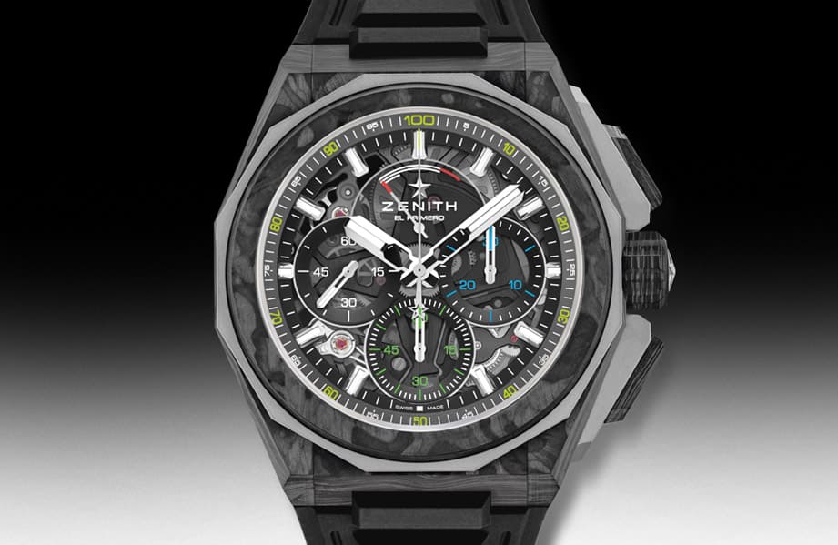 真力時以Extreme E電動車為靈感創作DEFY Extreme碳纖維手錶