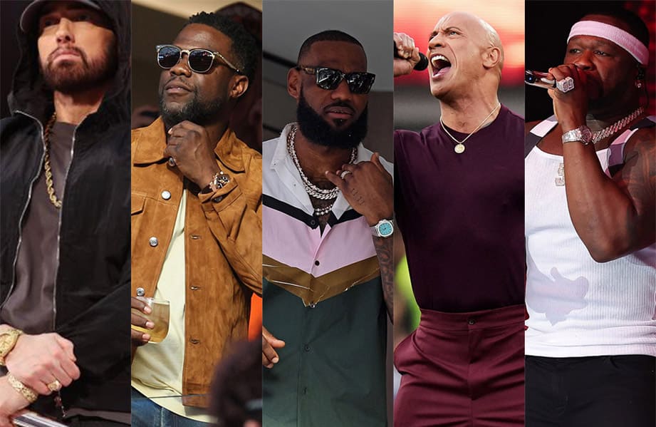 盤點2022 NFL超級盃觀賽名人和表演嘉賓手上名錶