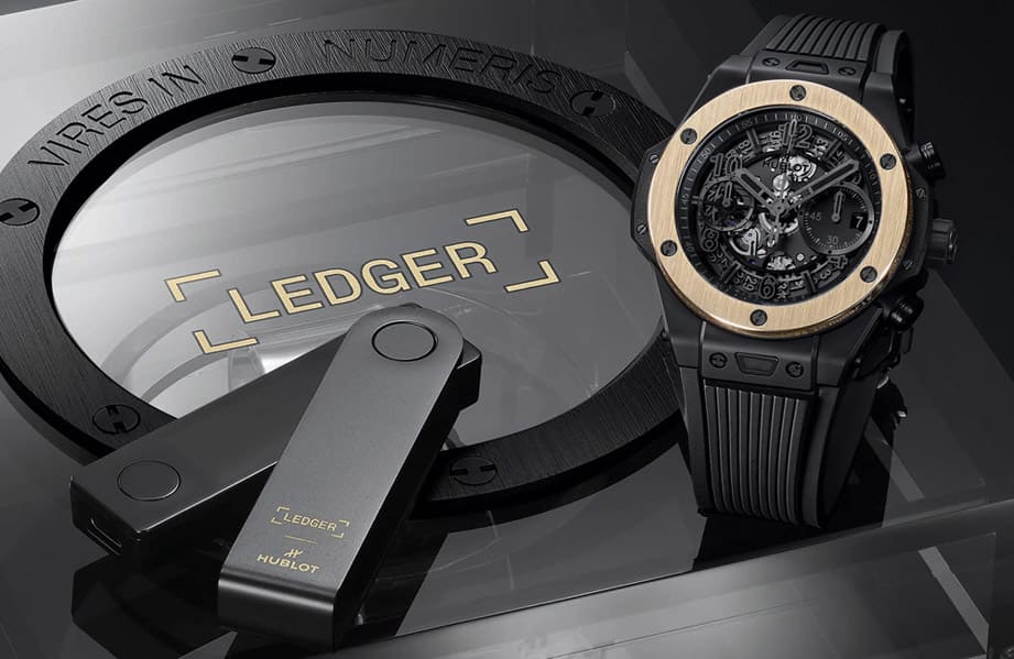 比特幣富豪專用！宇舶大爆炸Ledger聯名錶“附贈加密貨幣冷錢包” 