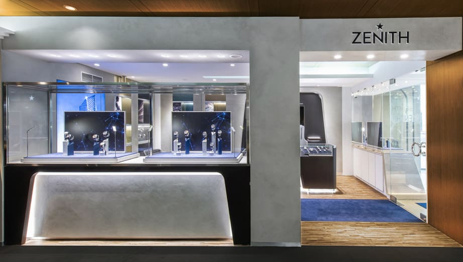 真力时于台中天文时创开设全台第一间品牌专卖店