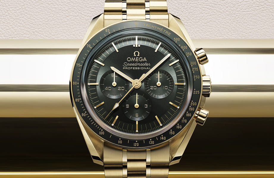 “綠金迪最佳替代方案” 歐米茄超霸登月錶第一次出現綠圈綠面