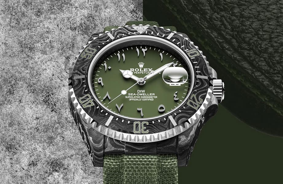 另類軍風海使 Sea-Dweller 中東面+碳纖維錶殼散發濃濃異國味