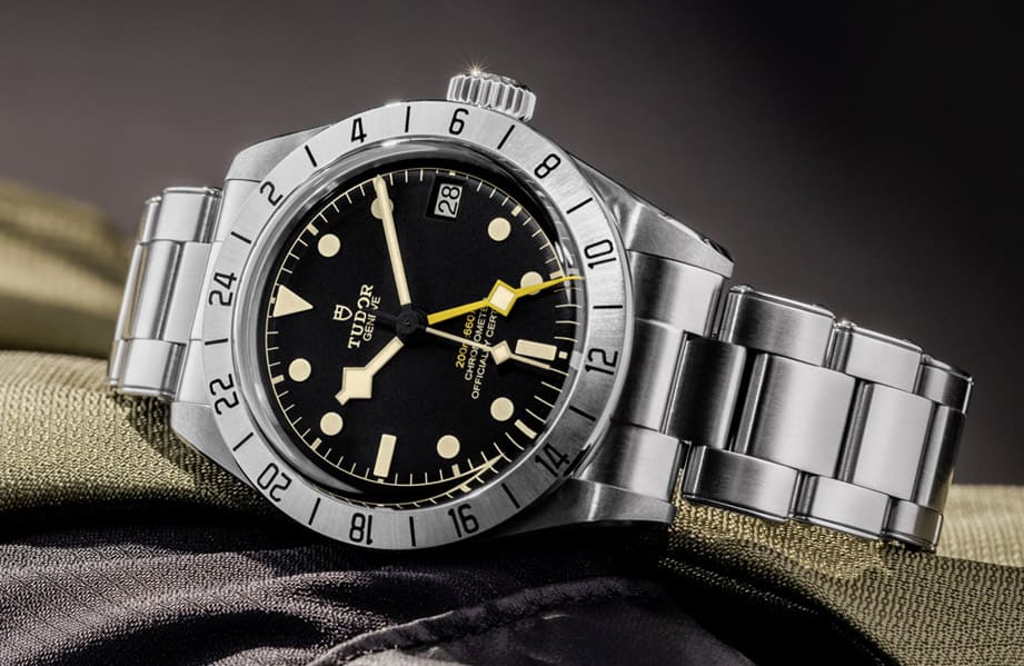 帝舵Black Bay第二款两地时间手表 有劳力士探二1655既视感